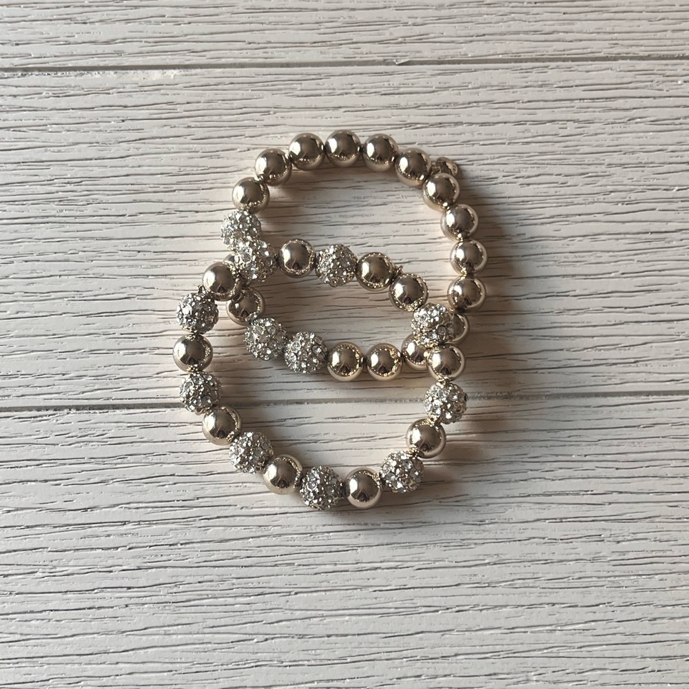 Gold j crew factory bracelets